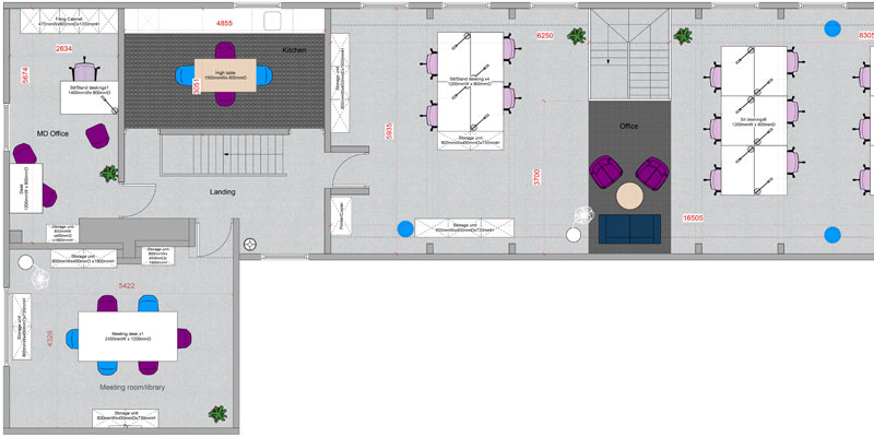 LCP consulting office layout